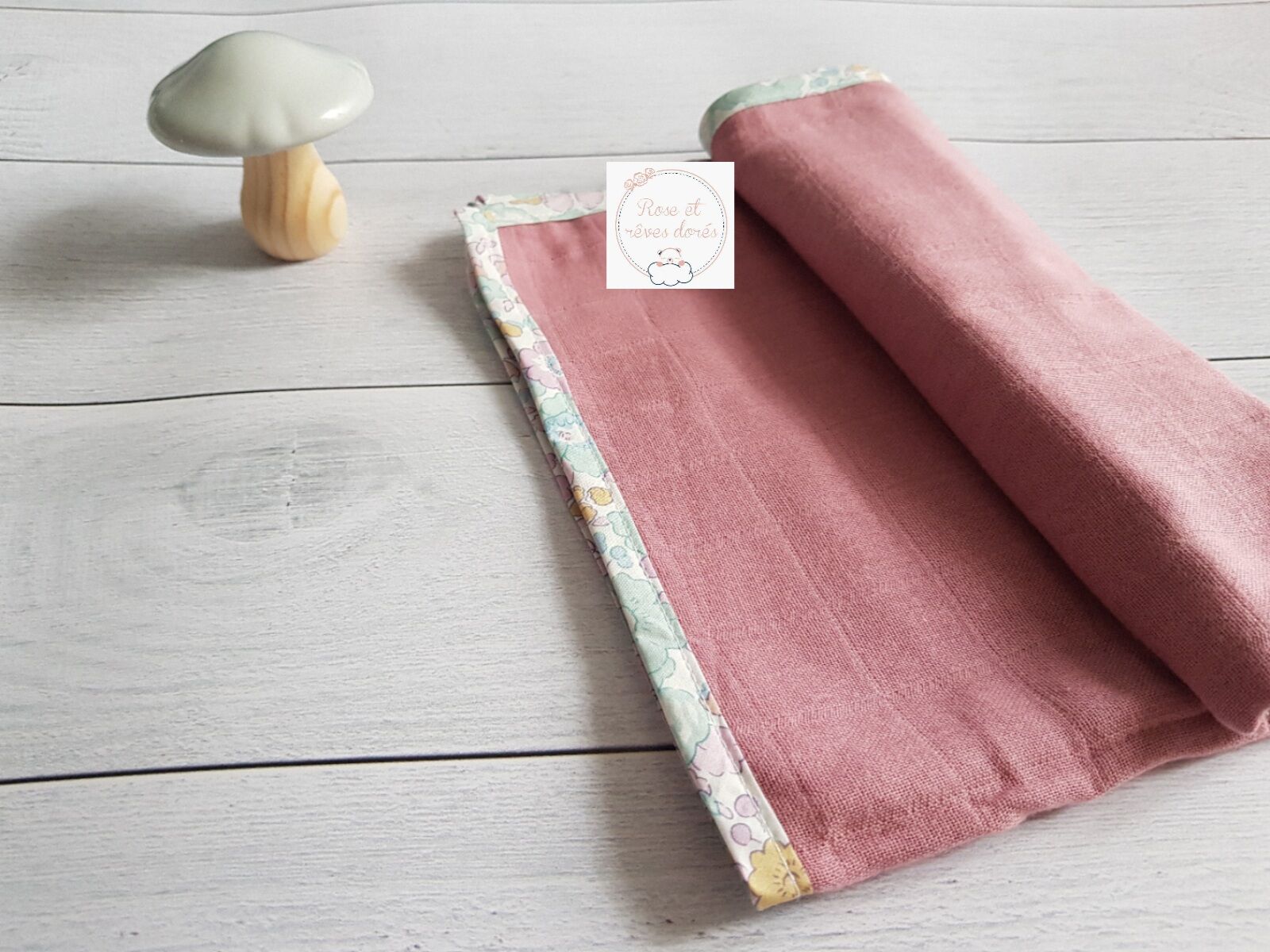 lange bordé de biais roseetrevesdores