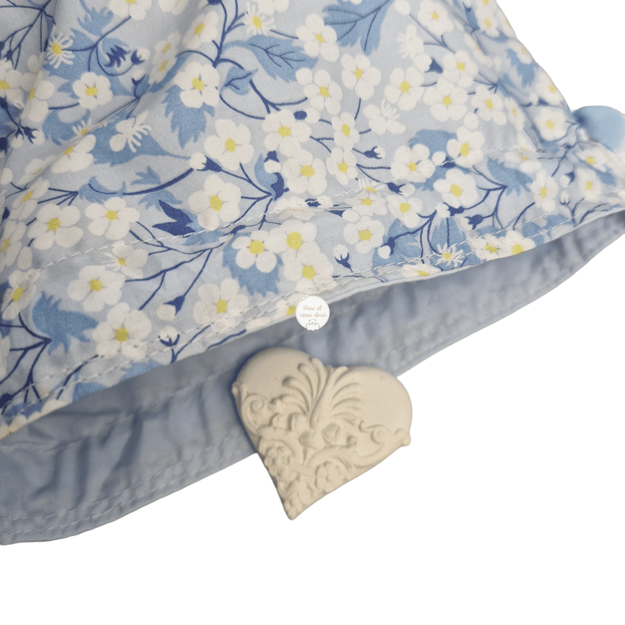 pochon doublé élégant et doux pour un cadeau pour une un bébé, un frère, une soeur, un papa ou une maman